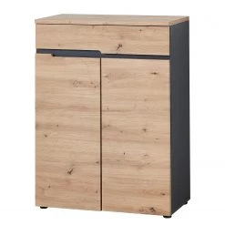 Loftscape Meuble à chaussures Moosic I - Imitation chêne artisan / Graphite