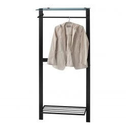 Loftscape Vestiaire Merrick - Verre / Métal - Gris / Noir