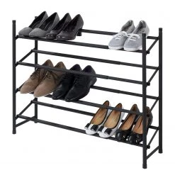 WENKO Étagère à chaussures Hero - Acier - Noir -Vestiaires Soldes 1000214307 200529 15404600004 DETAILS P000000001000214307