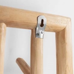 Naturoo Porte-manteau mural Woodbine - Teck massif -Vestiaires Soldes 1000215271 200612 09121100017 DETAILS P000000001000215271