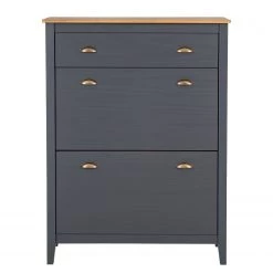 Maison Belfort Meuble à chaussures Rivery - Pin massif - Anthracite 14 Maison Belfort Meuble à chaussures Rivery - Pin massif - Anthracite -Vestiaires Soldes 1000218441 220620 040 DETAILS P000000001000218441