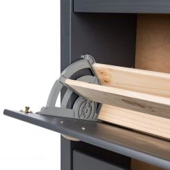 Maison Belfort Meuble à chaussures Rivery - Pin massif - Anthracite 20 Maison Belfort Meuble à chaussures Rivery - Pin massif - Anthracite -Vestiaires Soldes 1000218441 220620 063 DETAILS P000000001000218441