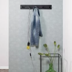 Loftscape Porte-manteaux Oxnard II - Métal - Noir - Largeur : 70 cm -Vestiaires Soldes 1000219511 210618 17403400204 MOOD DETAILS P000000001000219511 mood