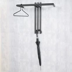 Red Living Porte-manteaux mural Rushall - Métal - Noir -Vestiaires Soldes 1000219523 200724 06294500128 MOOD DETAILS P000000001000219523 mood