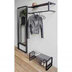 Red Living Porte-manteaux mural Sayner - Métal - Noir -Vestiaires Soldes 1000219552 200724 06295500242 MOOD DETAILS P000000001000219552 mood