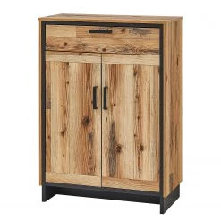 Ridgevalley Meuble à chaussures Priay II - Imitation mélèze / Graphite