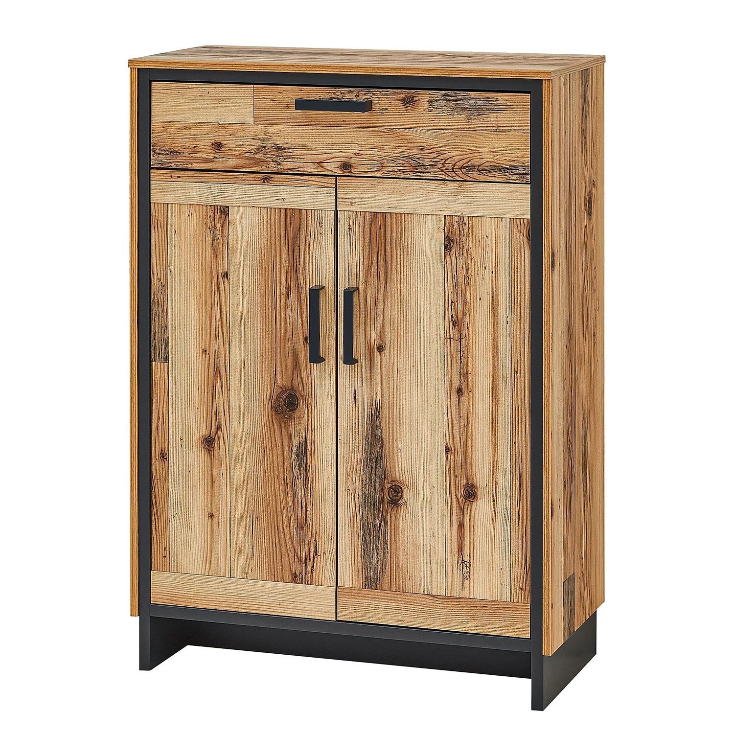 Ridgevalley Meuble à chaussures Priay II - Imitation mélèze / Graphite 1 Ridgevalley Meuble à chaussures Priay II - Imitation mélèze / Graphite