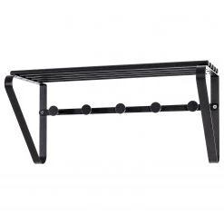 Red Living Porte-manteaux mural Muscoda - Métal - Noir