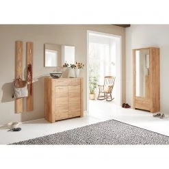 Germania Meuble à chaussure Castera - Imitation chêne de Navarre / Argenté -Vestiaires Soldes 1000222749 200826 06302700019 MOOD DETAILS P000000001000222749 mood