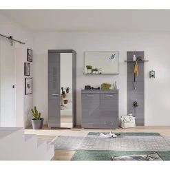 Trendteam Porte-manteaux mural Amanda II - Gris brillant -Vestiaires Soldes 1000223501 200828 06181400058 MOOD DETAILS P000000001000223501 mood