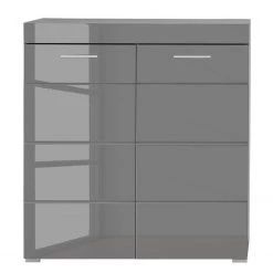 Trendteam Meubles à chaussures Amanda - Gris brillant