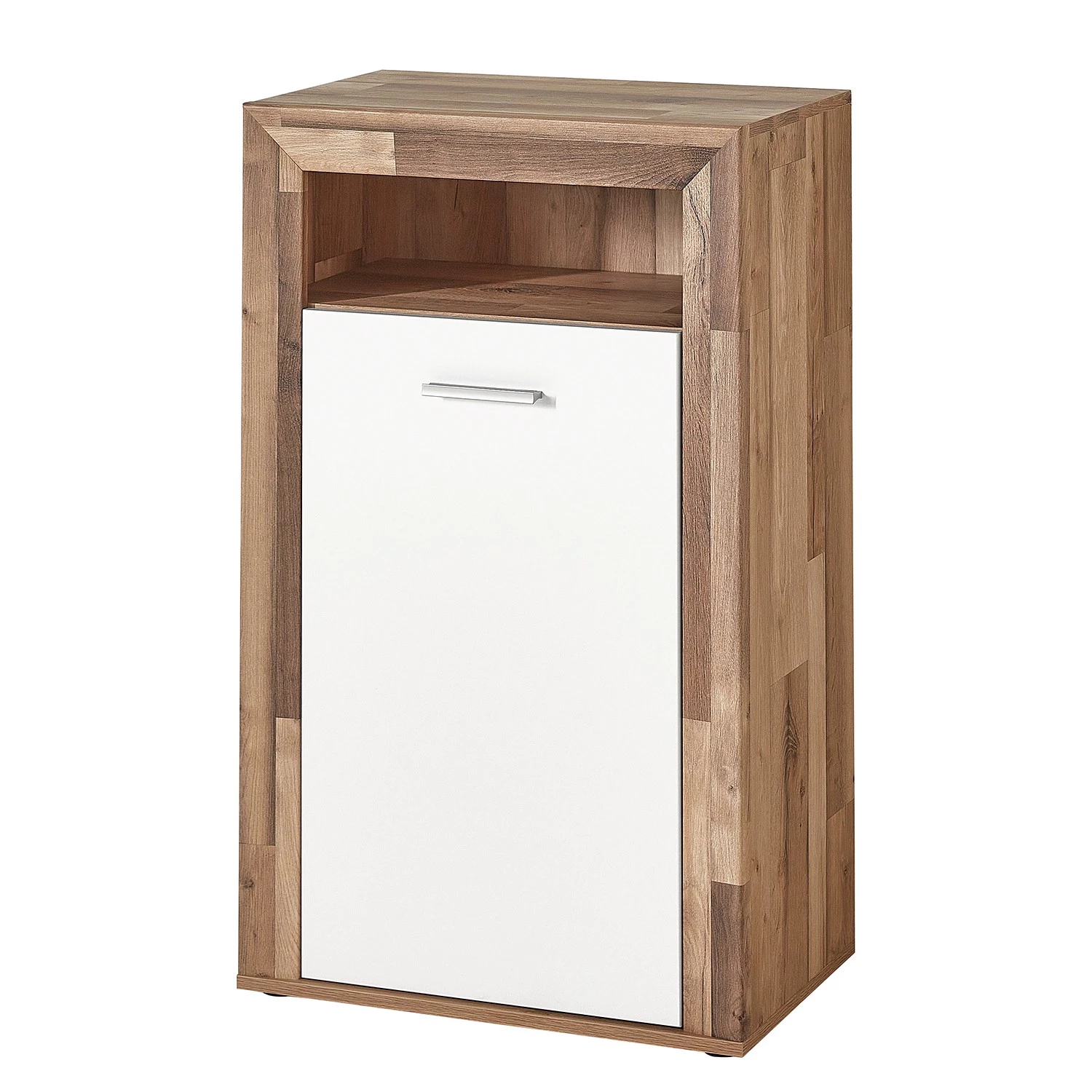 Loftscape Meuble à chaussures Waverly I - Blanc / Imitation chêne 1 Loftscape Meuble à chaussures Waverly I - Blanc / Imitation chêne