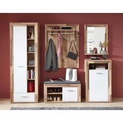 Loftscape Meuble à chaussures Waverly I - Blanc / Imitation chêne 7 Loftscape Meuble à chaussures Waverly I - Blanc / Imitation chêne -Vestiaires Soldes 1000225871 200923 13363500026 MOOD DETAILS P000000001000225871 mood