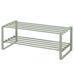 Loftscape Étagère à chaussures Welbeck I - Métal - Gris menthe