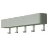 Red Living Porte-manteaux mural Hickory - Métal - Gris menthe - Largeur : 52 cm