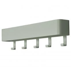 Red Living Porte-manteaux mural Hickory - Métal - Gris menthe - Largeur : 52 cm