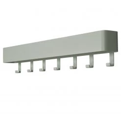 Red Living Porte-manteaux mural Hickory - Métal - Gris menthe - Largeur : 72 cm