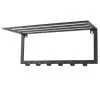 Red Living Porte-manteau mural Wysox - Métal - Noir