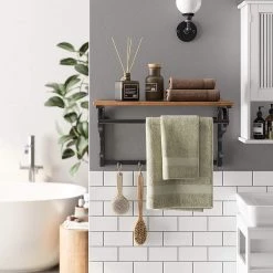 Red Living Porte-manteaux mural Montevallo - Métal - Marron / Noir 10 Red Living Porte-manteaux mural Montevallo - Métal - Marron / Noir -Vestiaires Soldes 1000226091 200921 14223400040 MOOD DETAILS P000000001000226091 mood