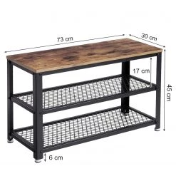 Red Living Étagères à chaussures Morristown II - Noir -Vestiaires Soldes 1000226092 200921 14224200048 SKETCH DETAILS P000000001000226092 sketch