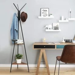 Loftscape Porte-manteaux Wardsboro - Métal - Noir / Marron 10 Loftscape Porte-manteaux Wardsboro - Métal - Noir / Marron -Vestiaires Soldes 1000226097 200921 14230200075 MOOD DETAILS P000000001000226097 mood