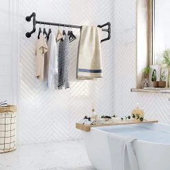 Loftscape Porte-manteau mural Corydon (lot de 2) - Métal - Noir -Vestiaires Soldes 1000226098 200921 14230700080 MOOD DETAILS P000000001000226098 mood