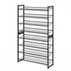 Loftscape Étagères à chaussures Heckfield II - Métal - Noir