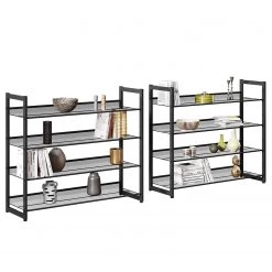 Loftscape Étagères à chaussures Heckfield II - Métal - Noir -Vestiaires Soldes 1000226099 200921 14231300090 DETAILS P000000001000226099