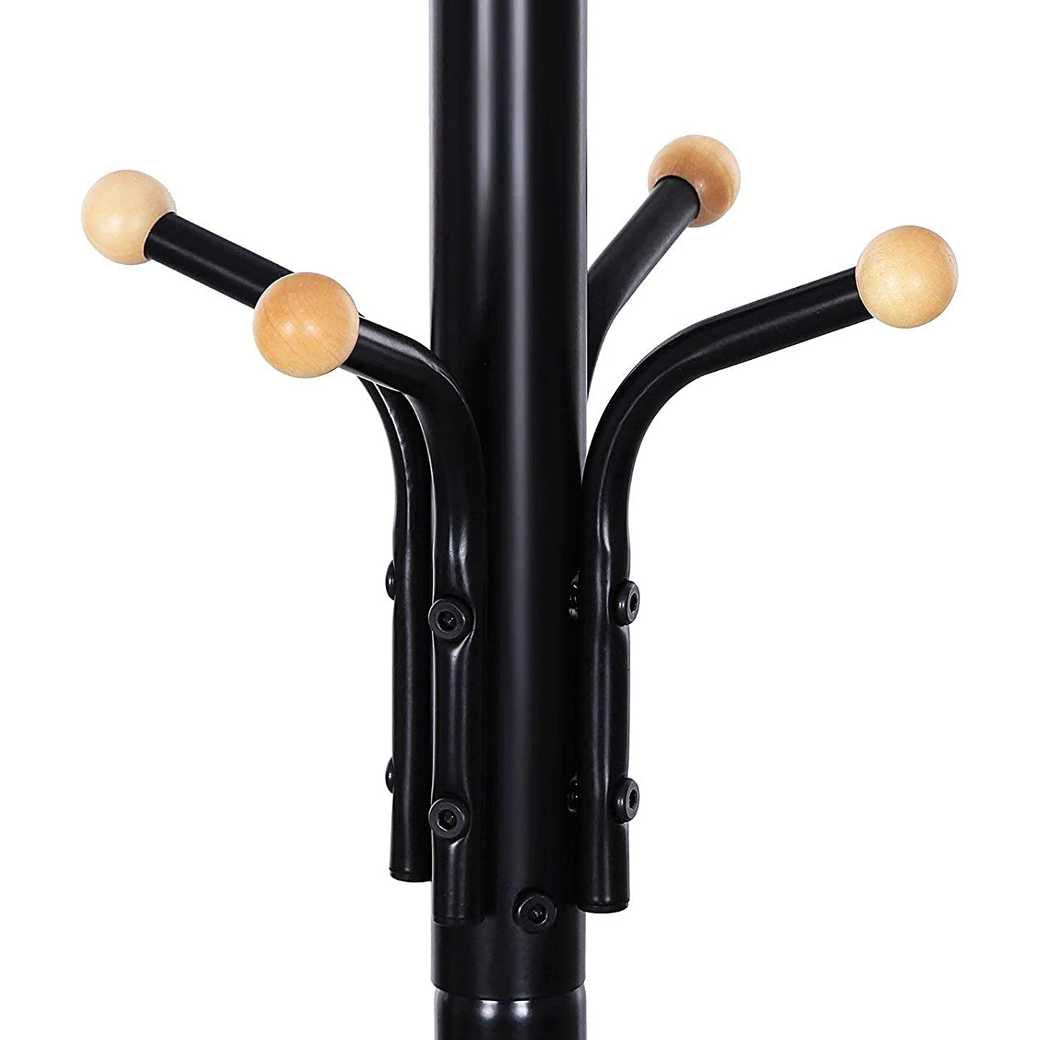 Loftscape Porte-manteaux Clophill - Métal / Hêtre massif - Noir / Hêtre 4 Loftscape Porte-manteaux Clophill - Métal / Hêtre massif - Noir / Hêtre – Image 4