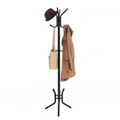 Loftscape Porte-manteaux Coppell - Métal / Hêtre massif - Noir / Hêtre -Vestiaires Soldes 1000226132 200921 14254700279 DETAILS P000000001000226132