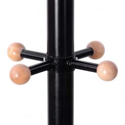 Loftscape Porte-manteaux Coppell - Métal / Hêtre massif - Noir / Hêtre -Vestiaires Soldes 1000226132 200921 14254900281 DETAILS P000000001000226132