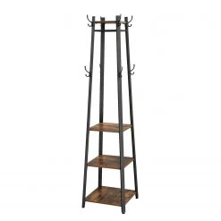 Red Living Porte-manteaux Jovy II - Métal - Marron / Noir