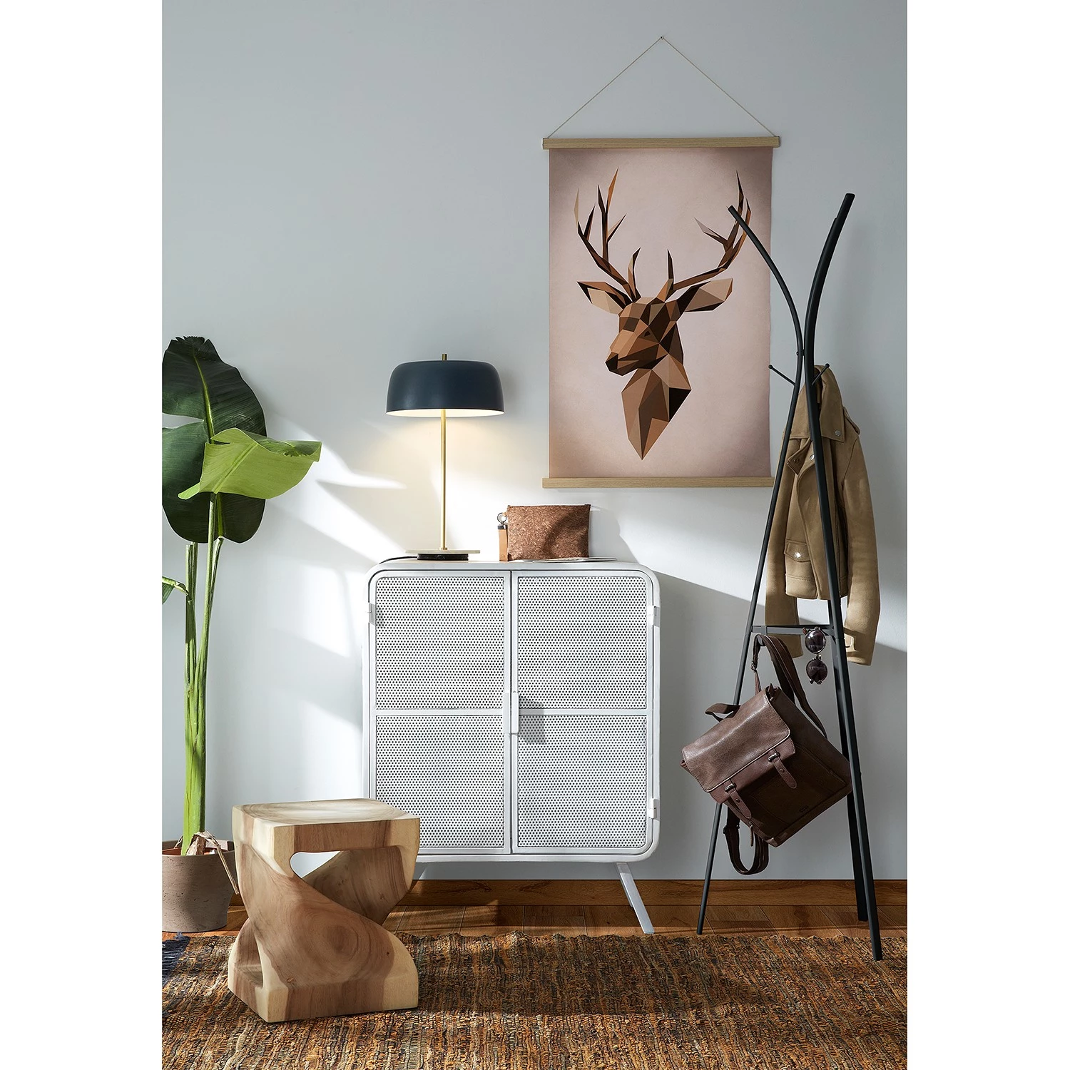 Red Living Porte-manteau Eastown - Métal - Noir 2 Red Living Porte-manteau Eastown - Métal - Noir – Image 2