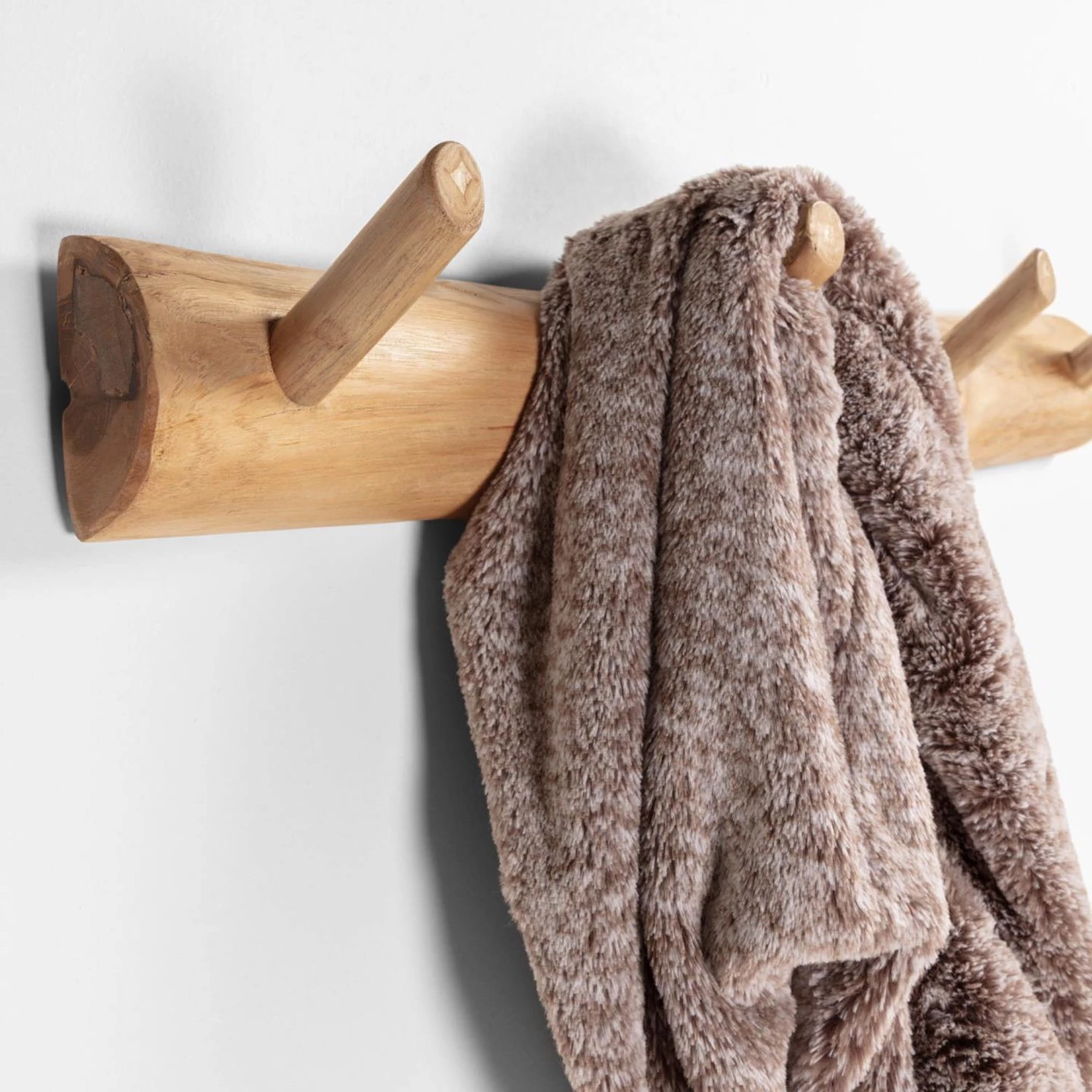 Naturoo Porte-manteau mural Dutchtown - Teck massif 3 Naturoo Porte-manteau mural Dutchtown - Teck massif – Image 3