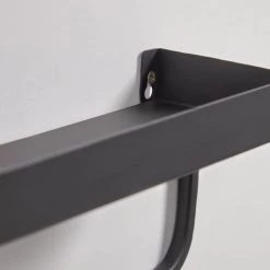 Red Living Porte-manteau mural Keysville - Métal - Noir -Vestiaires Soldes 1000226420 200928 15151100047 DETAILS P000000001000226420