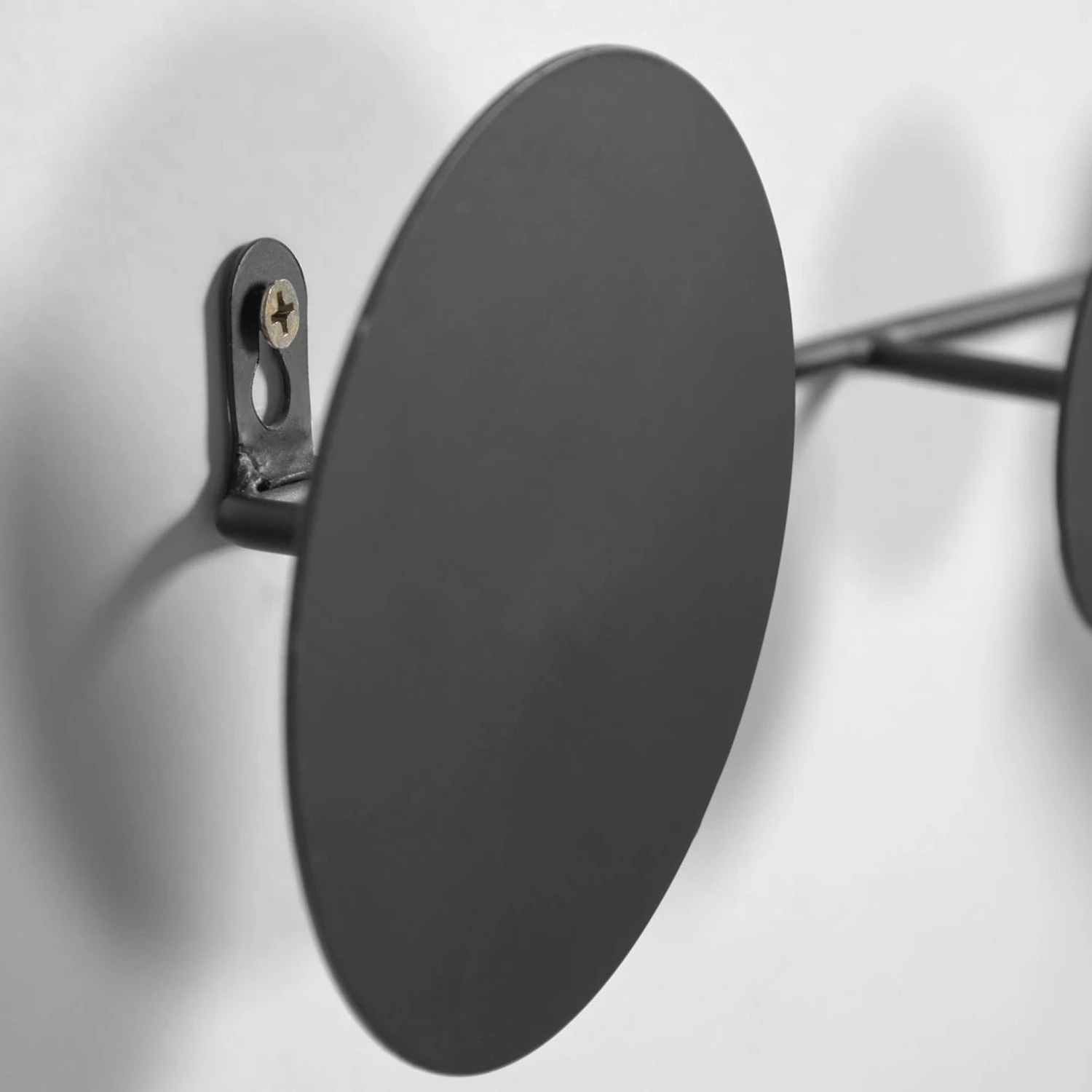 Red Living Porte-manteau mural El Reno II - Métal - Noir 2 Red Living Porte-manteau mural El Reno II - Métal - Noir – Image 2