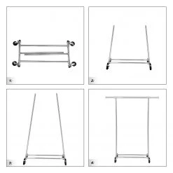 Loftscape Porte-manteau Villard III - Chrome -Vestiaires Soldes 1000229701 201104 13554900015 DETAILS P000000001000229701