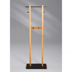 Naturoo Porte-manteau Quins - Chêne sauvage massif / Métal - Chêne sauvage / Noir -Vestiaires Soldes 1000231169 201118 12515400033 MOOD DETAILS P000000001000231169 mood