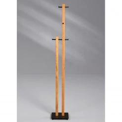 Naturoo Porte-manteau Rubelles - Chêne sauvage massif / Métal - Chêne sauvage / Noir -Vestiaires Soldes 1000231171 201118 12521200038 MOOD DETAILS P000000001000231171 mood