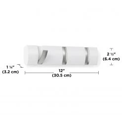 Umbra Porte-manteau mural Flip - Peuplier massif / Métal - Blanc - Largeur : 31 cm -Vestiaires Soldes 1000235447 201214 15131000013 SKETCH DETAILS P000000001000235447 sketch