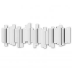 Umbra Porte-manteau mural Stäbchen - Blanc -Vestiaires Soldes 1000235454 201214 15131100082 DETAILS P000000001000235454