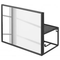 Umbra Porte-manteau mural Cubiko - Métal - Noir