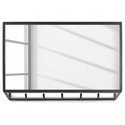 Umbra Porte-manteau mural Cubiko - Métal - Noir -Vestiaires Soldes 1000235457 201214 15131100113 DETAILS P000000001000235457