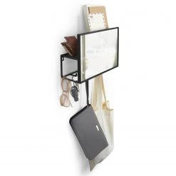 Umbra Porte-manteau mural Cubiko - Métal - Noir -Vestiaires Soldes 1000235457 201214 15131100116 DETAILS P000000001000235457