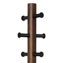 Umbra Porte-manteau Pillar - Hévéa massif - Placage noyer véritable -Vestiaires Soldes 1000235487 201214 15131600337 DETAILS P000000001000235487