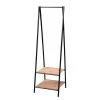 Red Living Porte-manteaux Tendon - Métal - Imitation chêne artisan / Noir