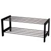 Red Living Étagère à chaussures Caden - Noir / Argenté