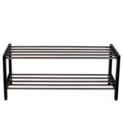 Red Living Étagère à chaussures Caden - Noir / Argenté 11 Red Living Étagère à chaussures Caden - Noir / Argenté -Vestiaires Soldes 1000235937 201223 12280300043 DETAILS P000000001000235937