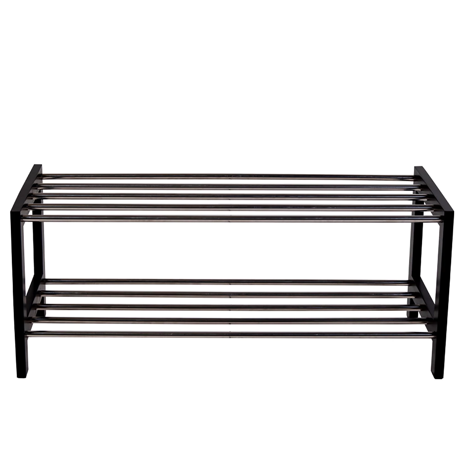 Red Living Étagère à chaussures Caden - Noir / Argenté 5 Red Living Étagère à chaussures Caden - Noir / Argenté – Image 5