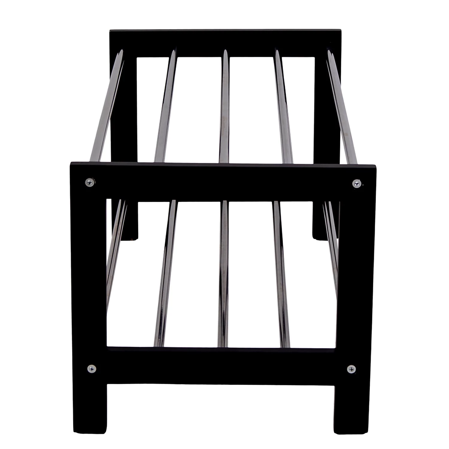 Red Living Étagère à chaussures Caden - Noir / Argenté 7 Red Living Étagère à chaussures Caden - Noir / Argenté – Image 7